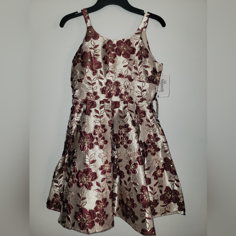 Speechless Cream and Red Formal Dress